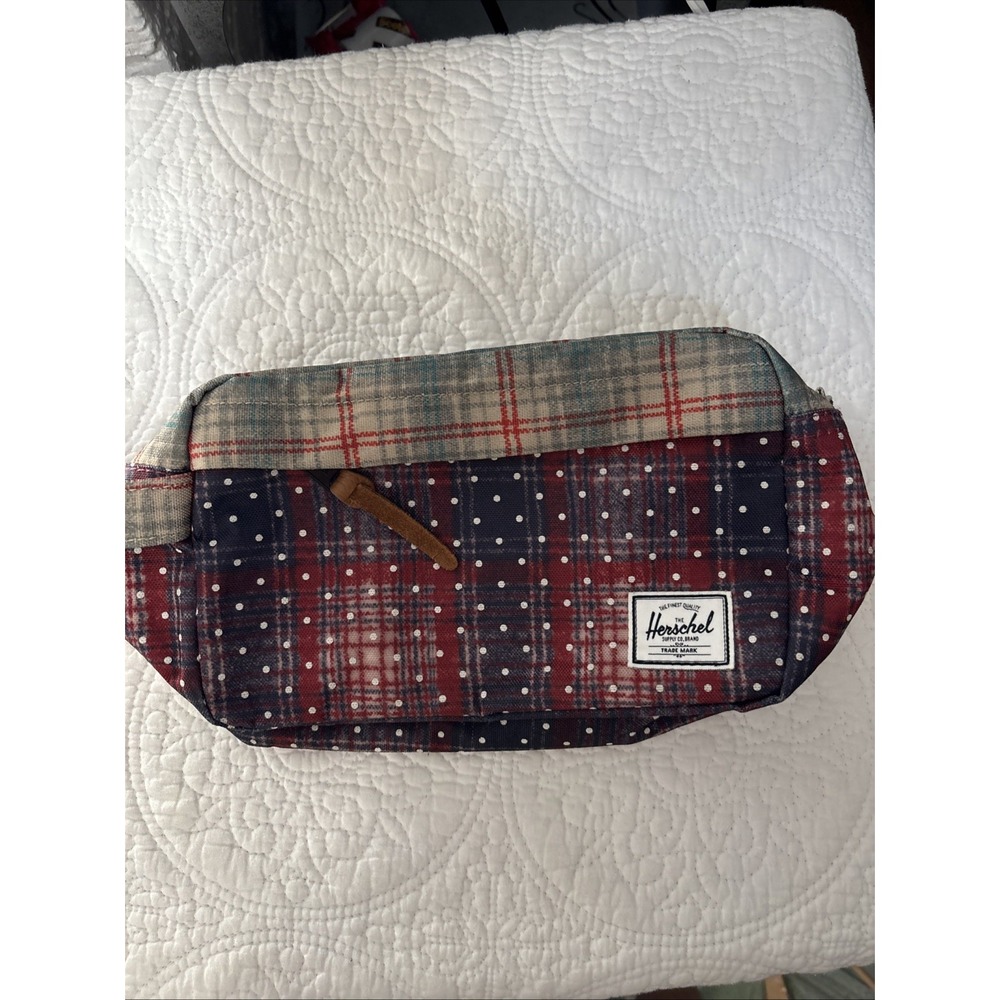 Herschel Supply Company, Plaid‎ And Patterned  Travel Tote 9" X 6"